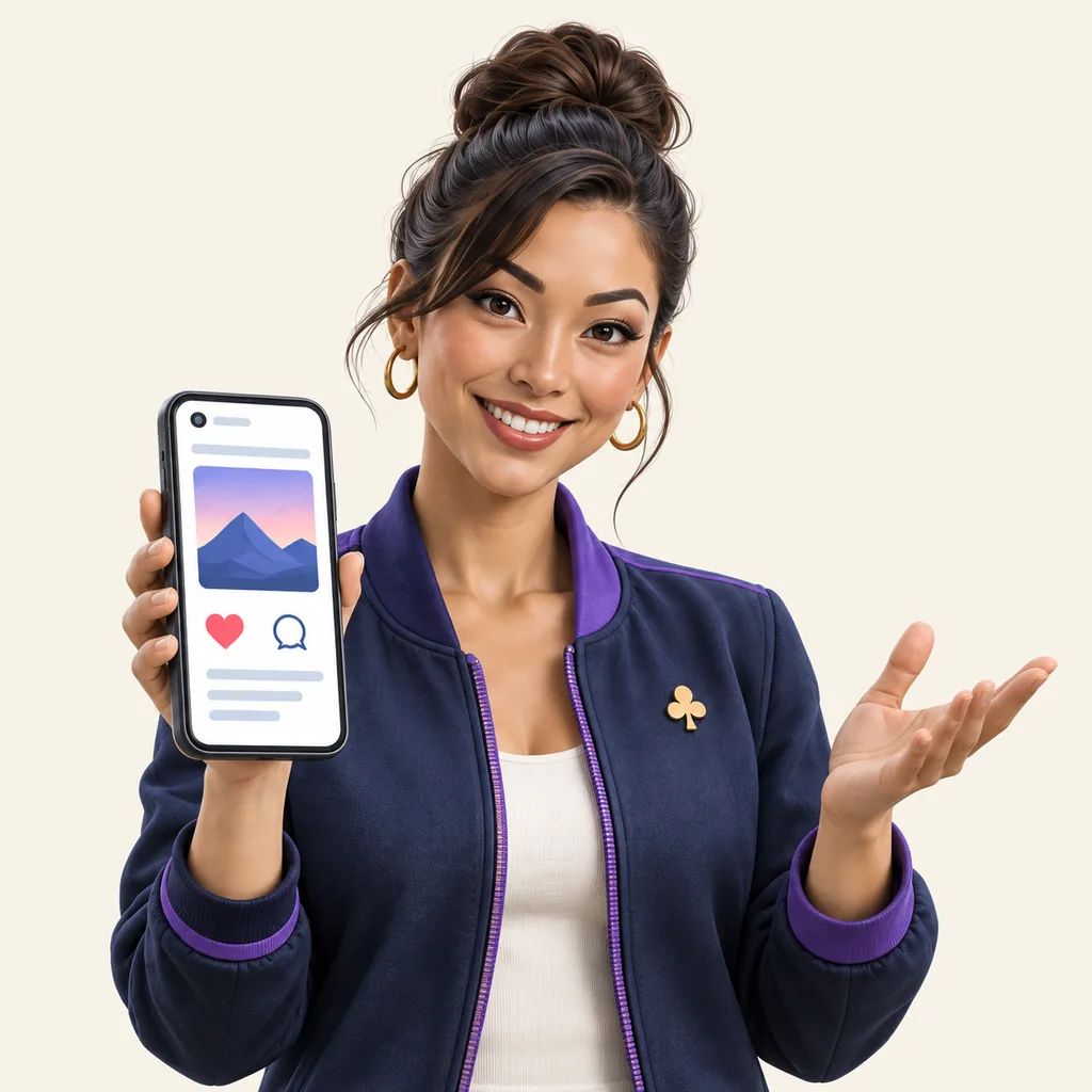 Social Media Employee with the tools of the role