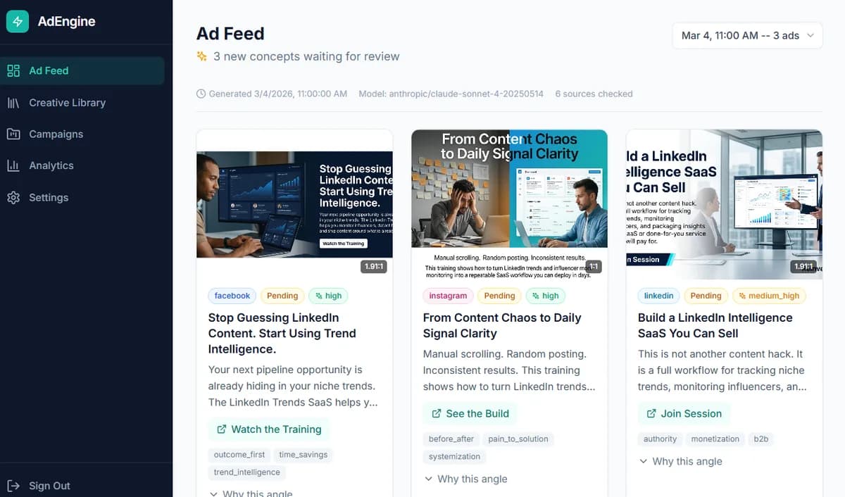 Trend Ad Composer