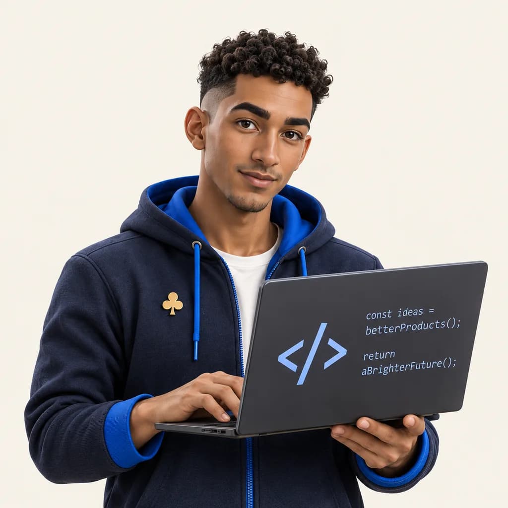 Web Dev Employee with the tools of the role